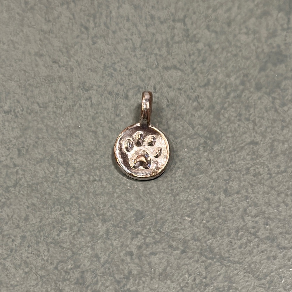 Brighton Silver Dog Paw Charm